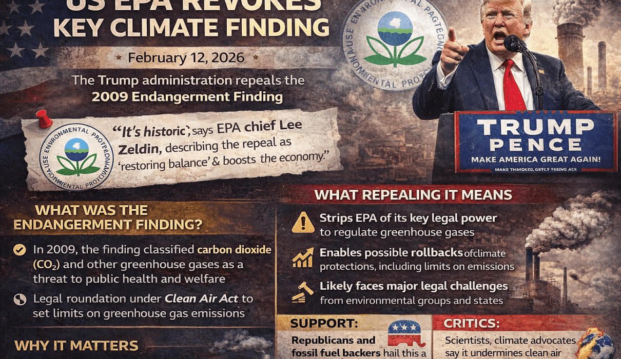 Trump EPA Revokes Greenhouse Gas Finding