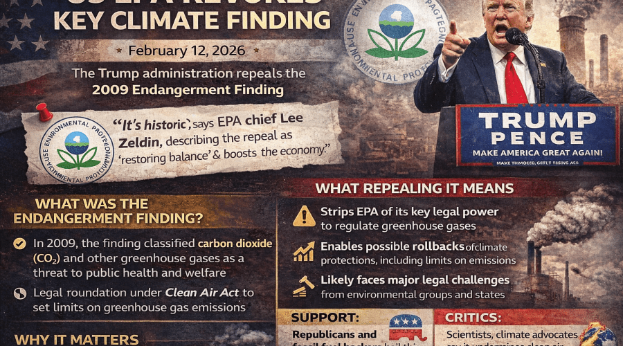 Trump EPA Revokes Greenhouse Gas Finding