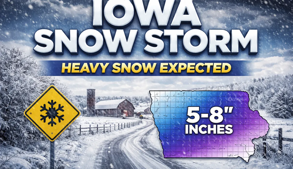 Iowa snow forecast