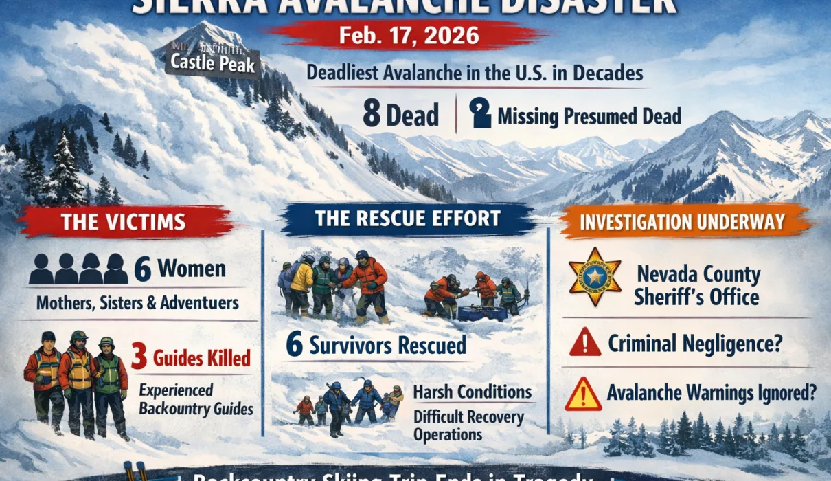 California avalanche victims