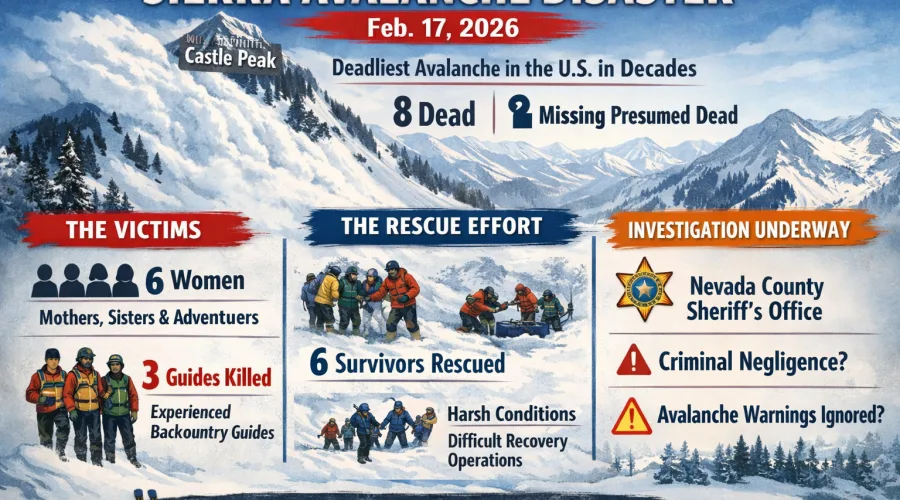 California avalanche victims