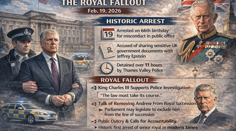 Prince Andrew arrest Epstein