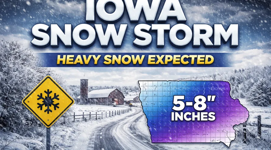 Iowa snow forecast