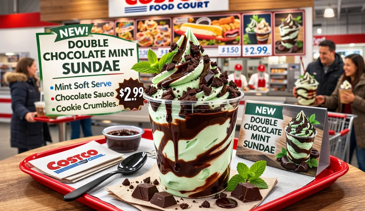 Costco Double Chocolate Mint Sundae