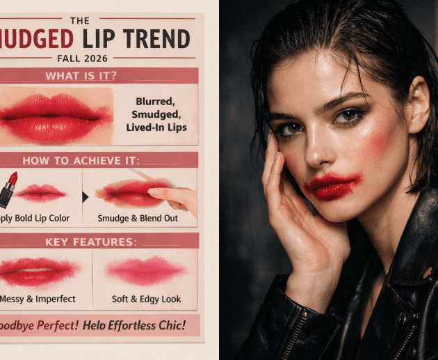 smudged lipstick trend