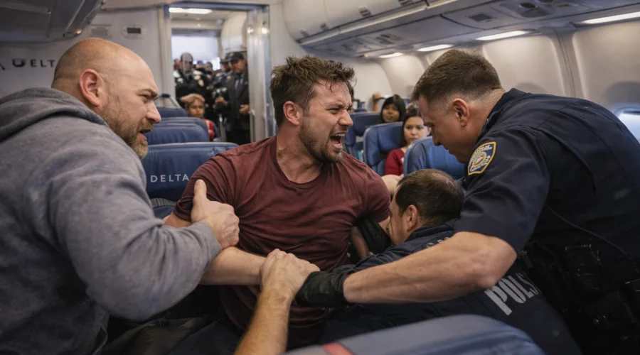 Unruly Passenger Arrested on Delta Flight