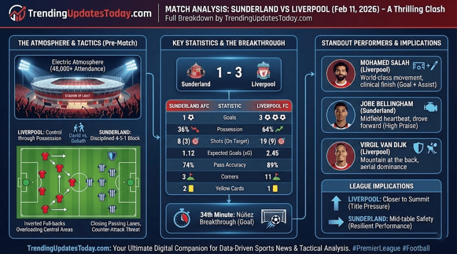 Sunderland vs Liverpool