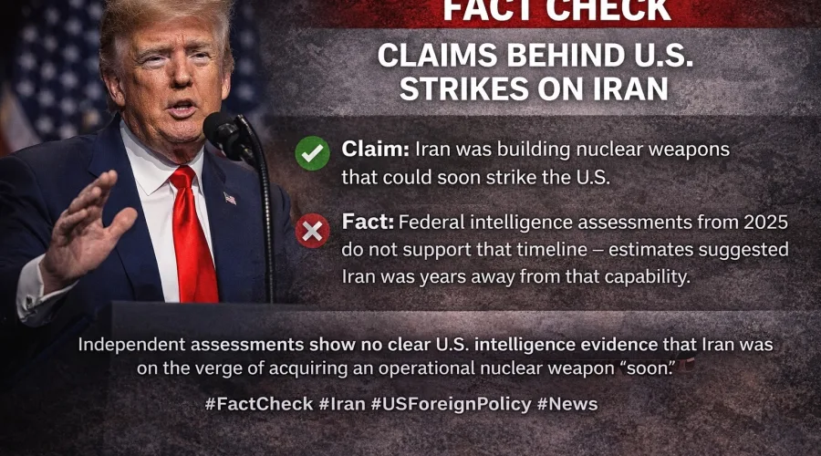 Trump Iran strikes fact check