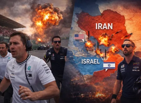 F1 Bahrain test cancelled Iran strikes