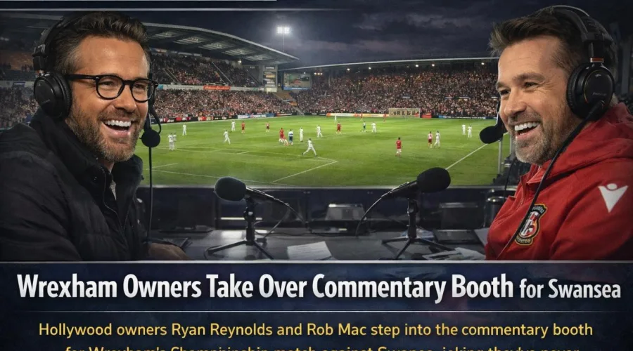 Wrexham commentary incident