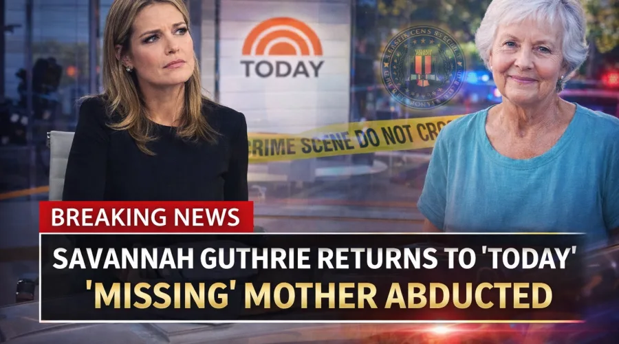 Savannah Guthrie returns to Today show