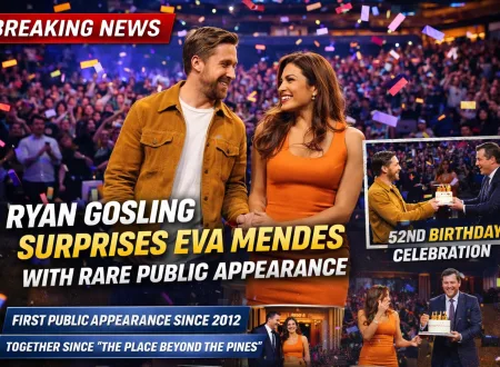 Ryan Gosling Eva Mendes rare public appearance