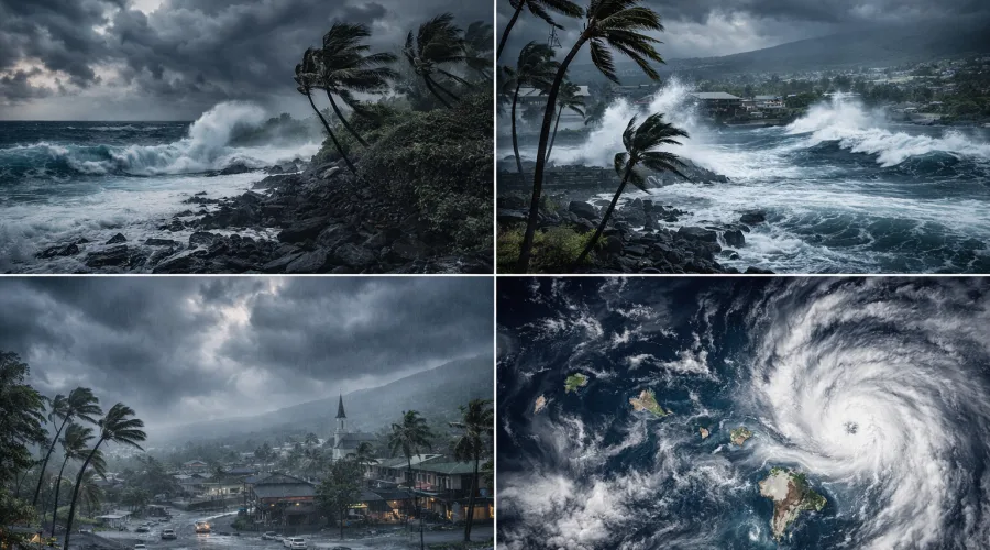 Hawaii Kona storm winds