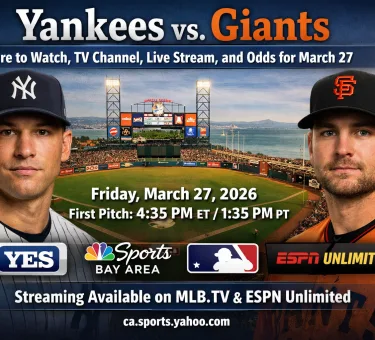 Yankees vs Giants Live Stream